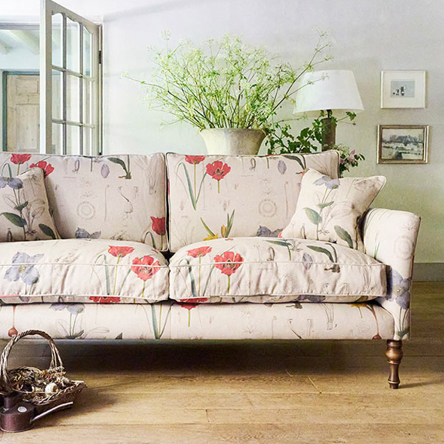 Brunel 3 Seater Sofa in RHS Lilian Snelling Design